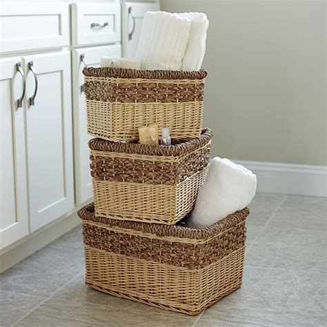 Storage Baskets .